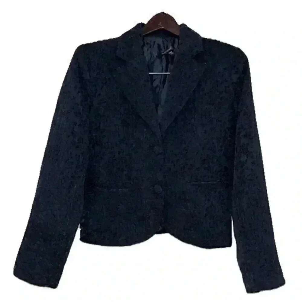 Pantology Black Blazer Jacket size 10P NWT